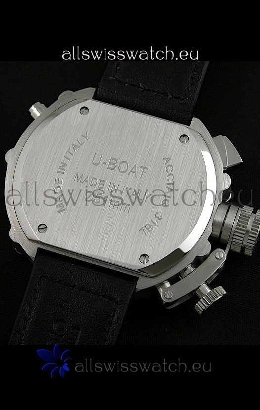 IMG_9081 U-Boat Flightdeck Rattrapante Automatic in Steel Casing Replica 5