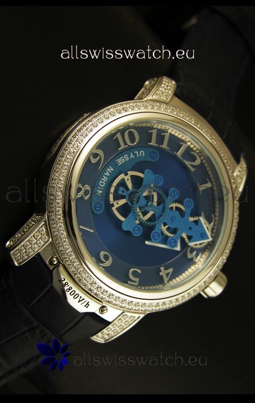IMG_9081 Ulysse Nardin Dual Escapement in Blue & Black Dial Replica 5