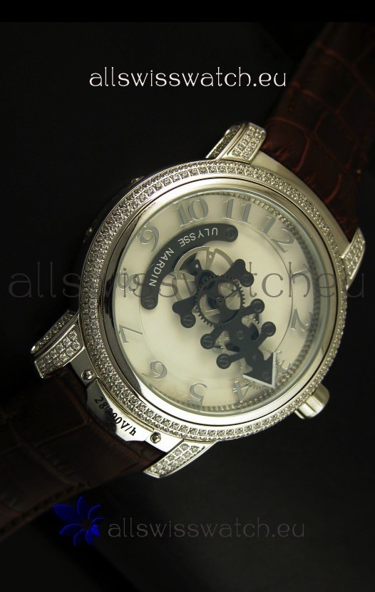 IMG_9081 Ulysse Nardin Dual Escapement in White Dial Replica 5