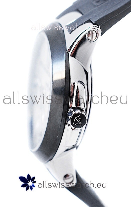 IMG_9081 Ulysse Nardin Executive Dual Time Steel Black Replica 5