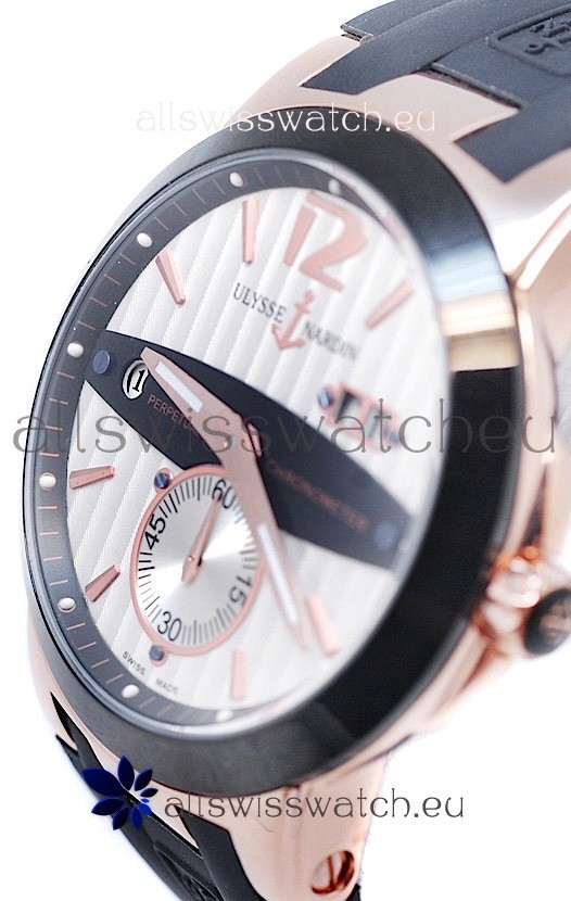 IMG_9081 Ulysse Nardin Executive Dual Time Rose Gold Replica 5