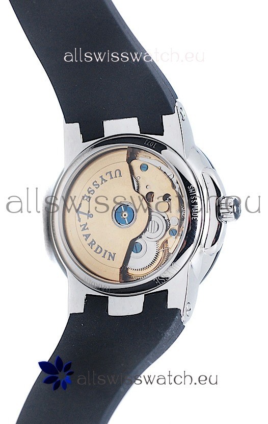 IMG_9081 Ulysse Nardin Executive Dual Time Diamond Black Replica 5