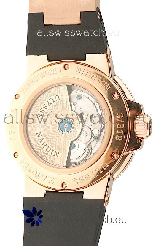 IMG_9081 Ulysse Nardin Maxi Marine Chronometer Rose Gold Replica 5