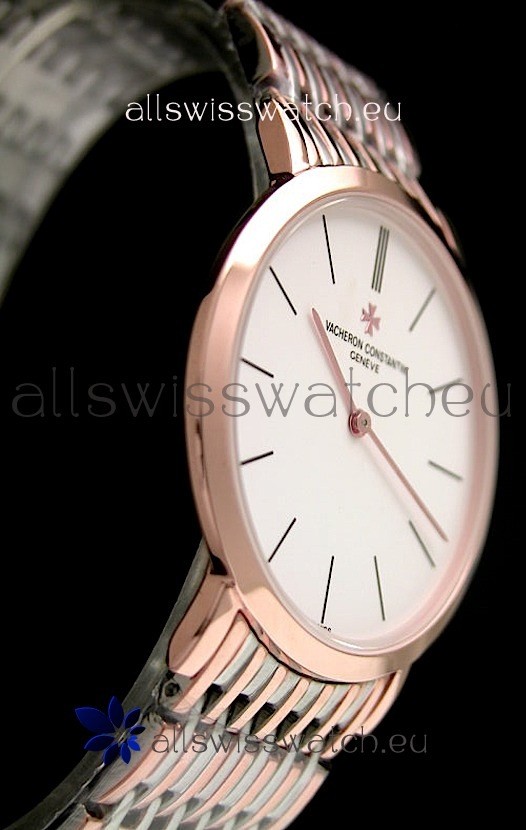 IMG_9081 Vacheron Constantin Patrimony Japanese Rose Gold Automatic Replica 5