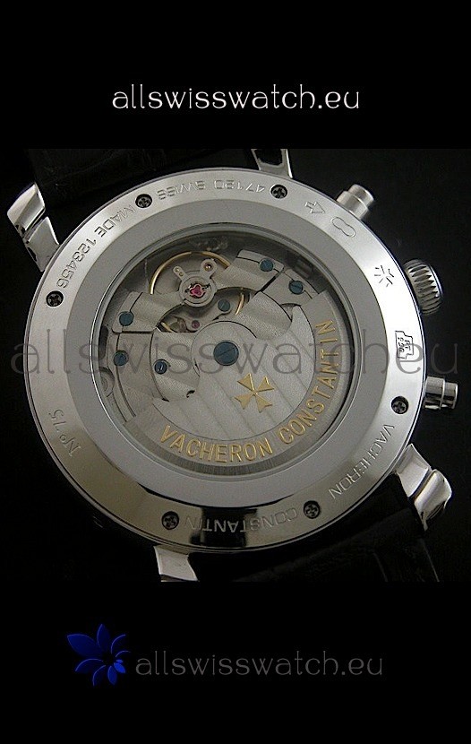 IMG_9081 Vacheron Constantin Perpetual Calendar in White Dial Replica 5