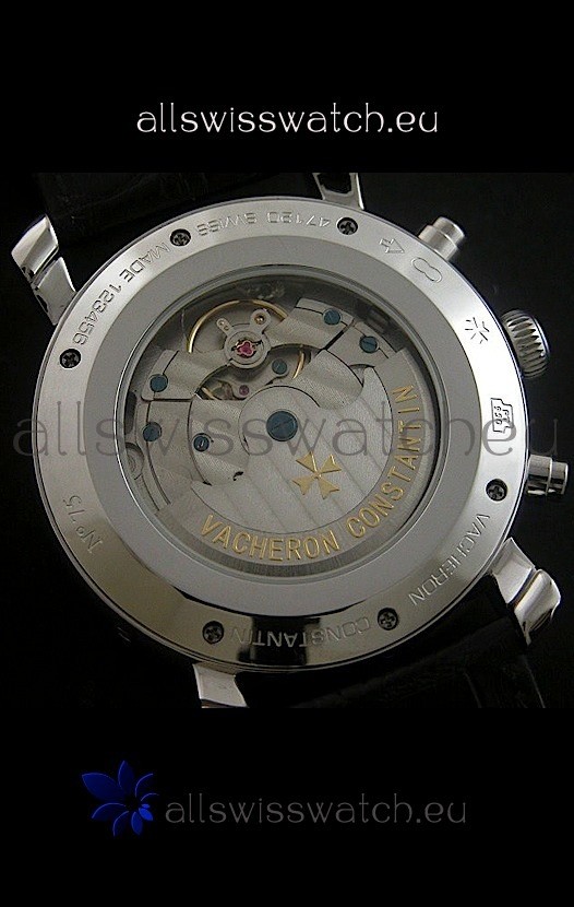 IMG_9081 Vacheron Constantin Perpetual Calendar in Silver Dial Replica 5