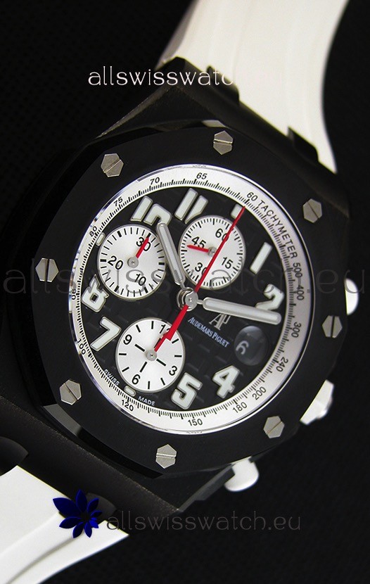 IMG_9081 Audemars Piguet Royal Oak Offshore Black & White Marcus Edition 1:1 Mirror Replica 6