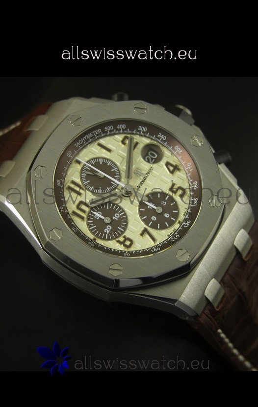 IMG_9081 Audemars Piguet Royal Oak Offshore White Safari Edition - 1:1 Mirror Replica 6