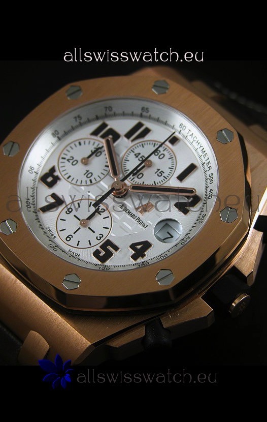 IMG_9081 Audemars Piguet Royal Oak Offshore Pink Gold 1:1 Mirror Ultimate Edition Replica 6