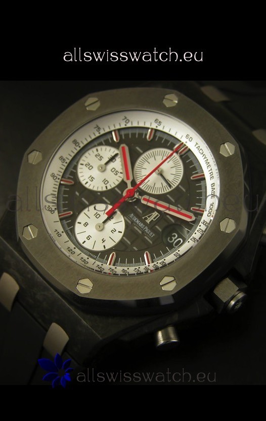 IMG_9081 Audemars Piguet Royal Oak Offshore Jarno Trulli Forged Carbon Case - 1:1 Mirror Replica 6