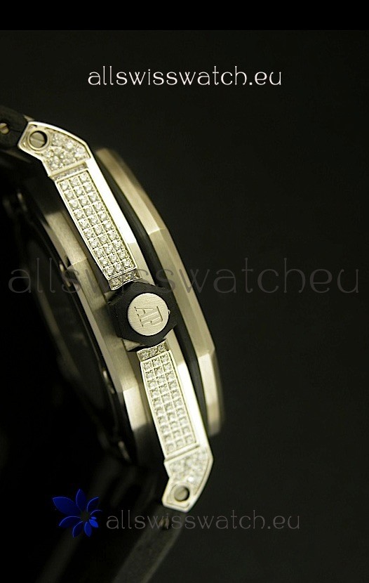 IMG_9081 Audemars Piguet Royal Oak Offshore Diver - Iced out Edition Replica 6