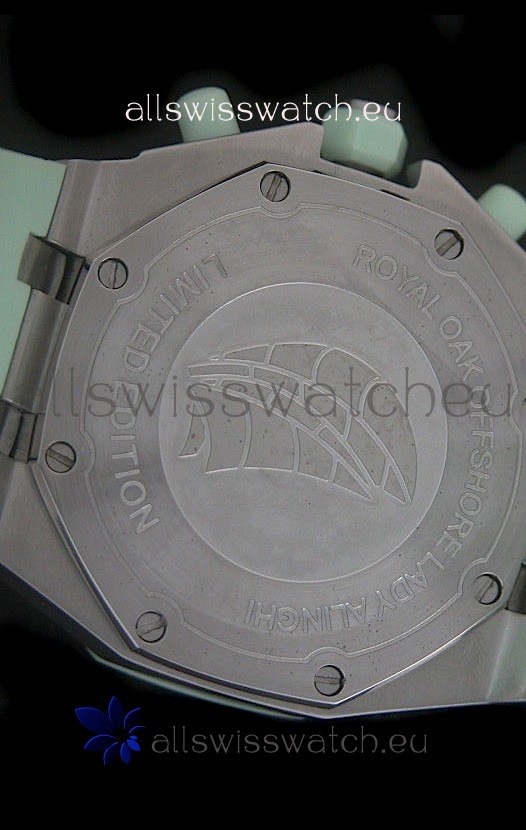 IMG_9081 Audemars Piguet Royal Oak Offshore Lady Alinghi in Light Green Dial Replica 6