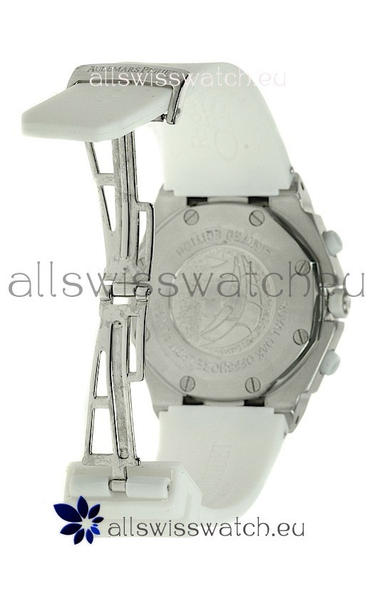 IMG_9081 Audemars Piguet Royal Oak Offshore Lady Alinghi Limited Edition Diamond in White Dial Replica 6