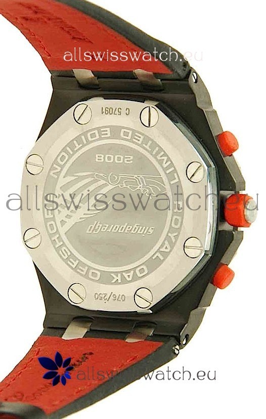 IMG_9081 Audemars Piguet Royal Oak Offshore Limited Edition Singapore GP 2008 Swiss Chronograph Replica 6
