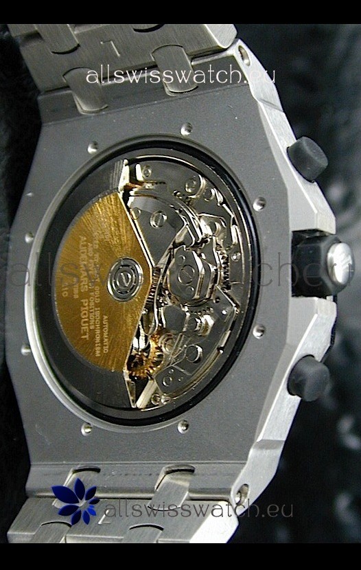Audemars Piguet Royal Oak in Black Safari Dial - Secs hand 9 O Clock Replica 6