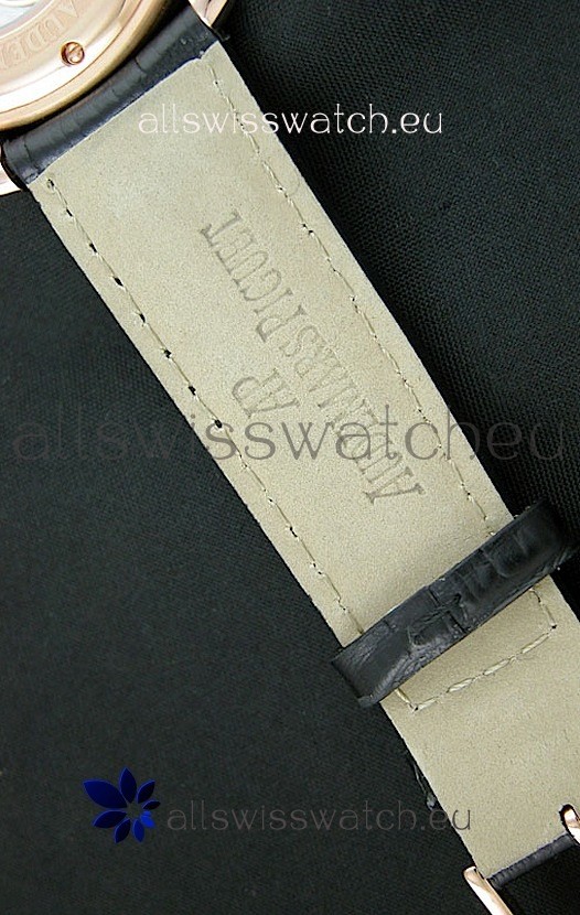 IMG_9081 Audemars Piguet Jules Classic Automatic Rose Gold in Black Dial Replica 6