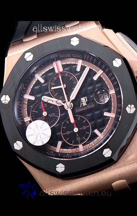 Audemars Piguet Royal Oak Offshore Méga Tapisserie Dial 1:1 904L Steel Replica 6