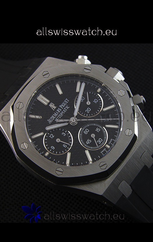 IMG_9081 Audemars Piguet Royal Oak Chronograph Black Dial - 1:1 Mirror Replica 6