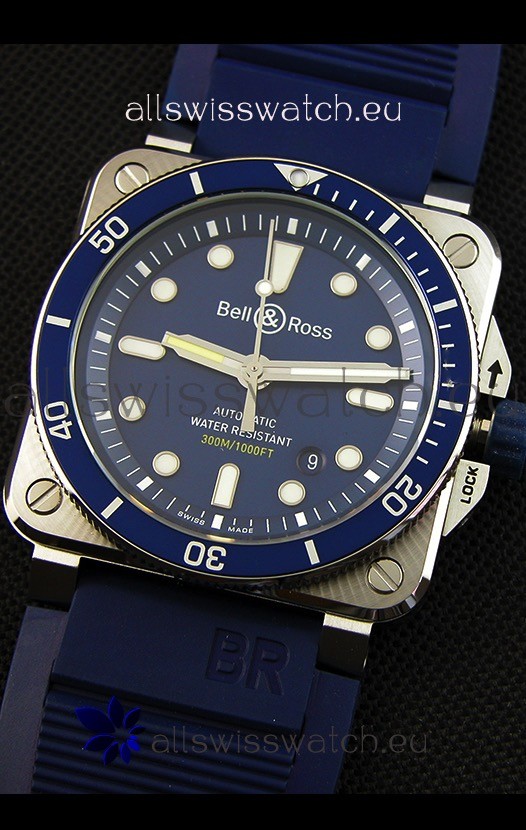 IMG_9081 Bell & Ross BR03-92 Diver Blue1:1 Mirror Replica 6