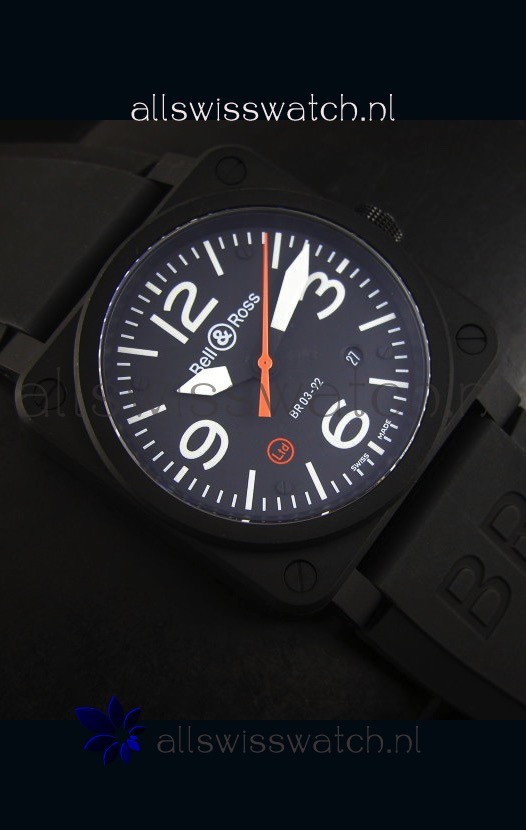 IMG_9081 Bell & Ross BR03-92 Black Dial Limited Edition Replica 6