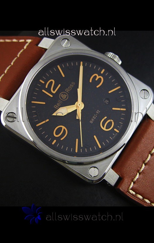 IMG_9081 Bell & Ross Aviation BR03-92 Golden Heritage Edition Replica 6