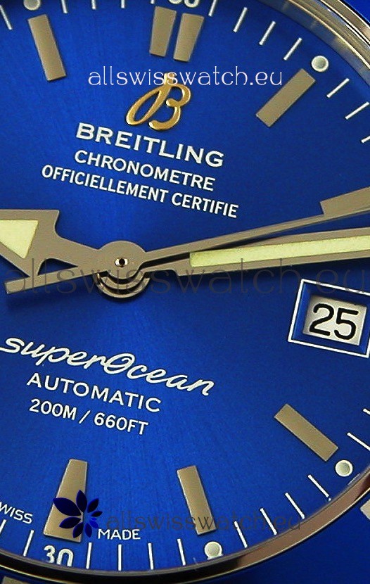 IMG_9081 Breitling SuperOcean Heritage II B20 42MM Blue Dial- 1:1 Mirror Edition Replica 6