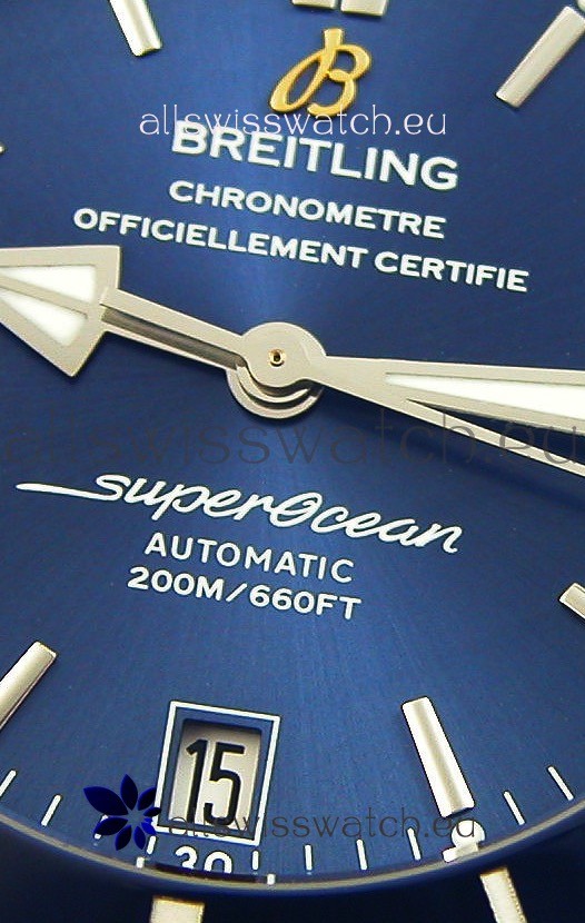 IMG_9081 Breitling SuperOcean Heritage II B20 42MM Blue Dial- 1:1 Mirror Edition Replica 6