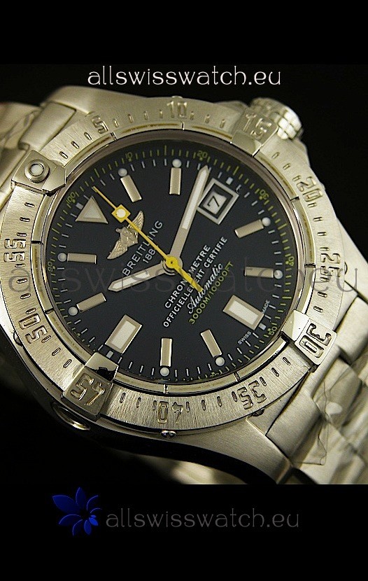 IMG_9081 Breitling Avenger Seawolfin Yellow Seconds Hands - 1:1 Mirror Replica 6