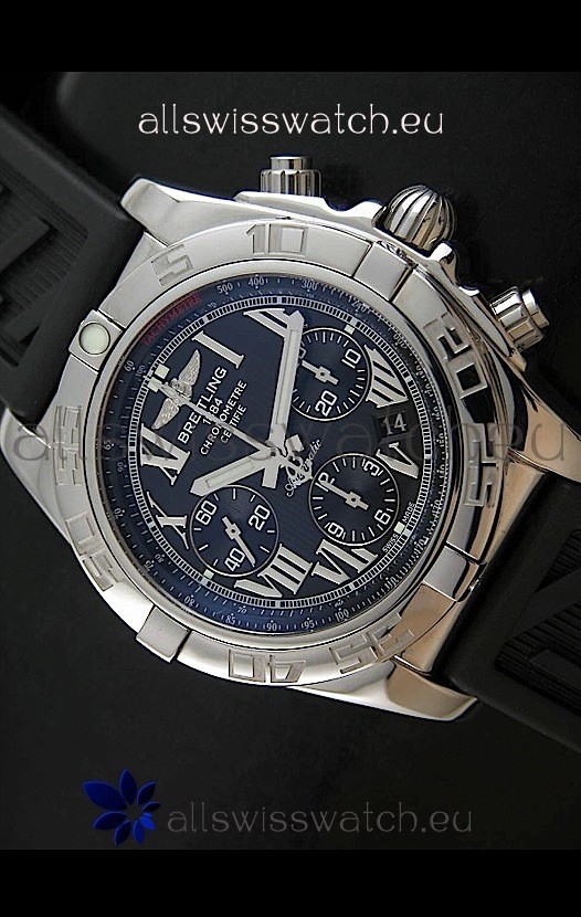 IMG_9081 Breitling Chronomatin Rubber Strap Replica 6