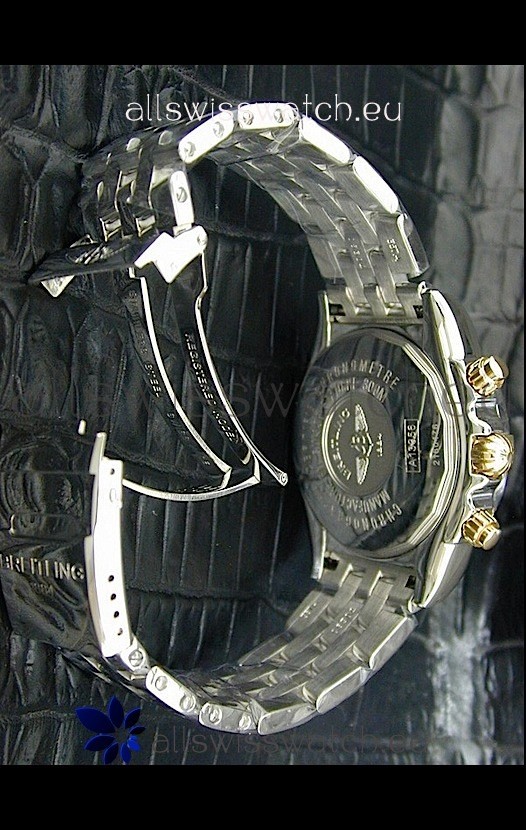 IMG_9081 Breitling Windriderin Black Dial Two Tone Markers Replica 6