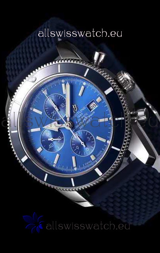 IMG_9081 Breitling SuperOcean Heritage II 44MM Blue Dial Replica 6
