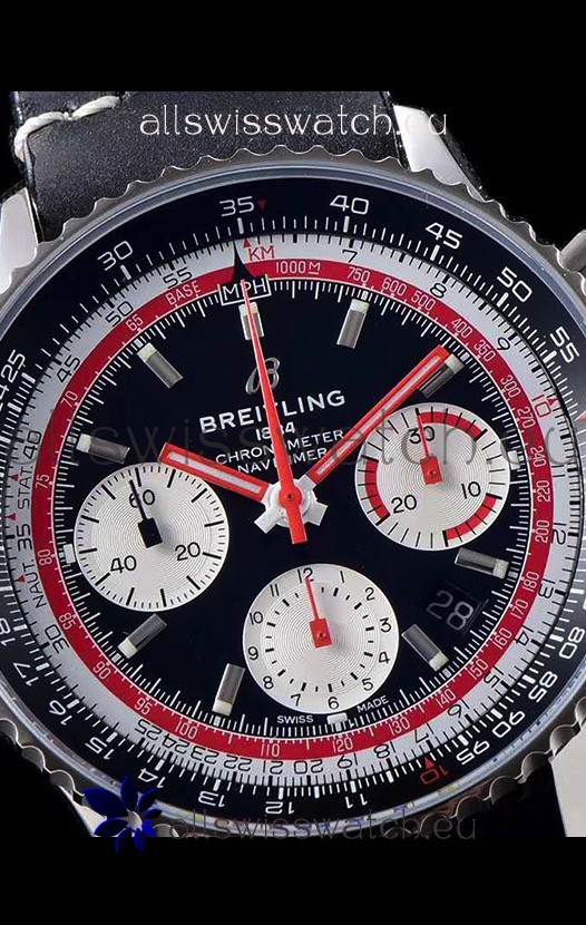 IMG_9081 Breitling Navitimer 1 B01 ChronographAIR Edition 43MM - 904L 1:1 Mirror Replica 6