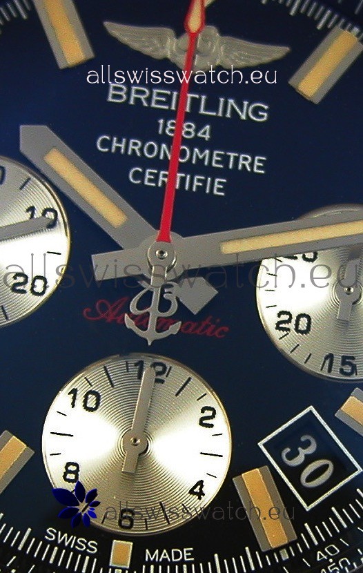 IMG_9081 Breitling Chronomat Airborne Black Dial 1:1 Mirror Replica 6