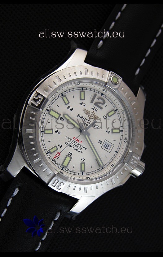 IMG_9081 Breitling Chronometre COLT 41 White Dial Automatic Replica 6