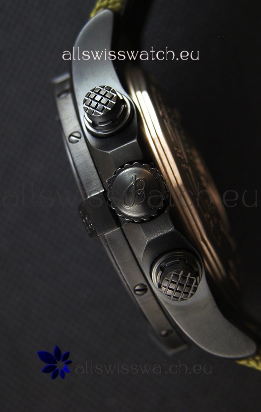IMG_9081 Breitling Avenger Titanium CaseCarbon Dial 1:1 Mirror Replica 6
