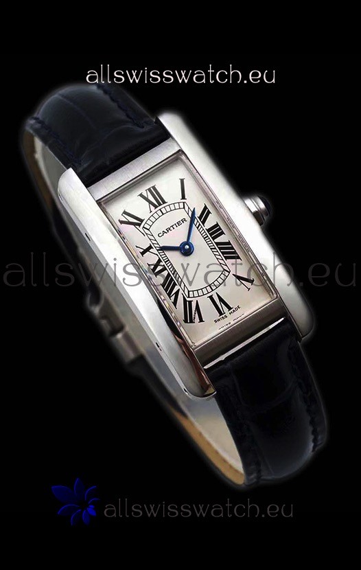 IMG_9081 Cartier Tank Americaine Ladies Quartz 1:1 Mirror Replica 6
