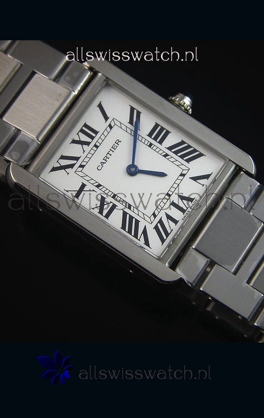 IMG_9081 Cartier Tank Solo Quartz in Steel Strap 28MM Wide Replica 6