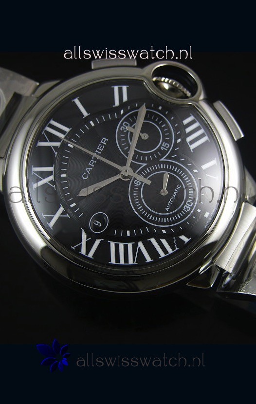 IMG_9081 Ballon De Cartier Chronograph in Stainless Steel Case - 1:1 Mirror Replica 6