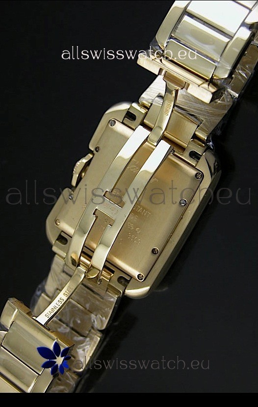Cartier Tank Anglaise Mid Sized Yellow Gold - 1:1 Mirror Replica 6