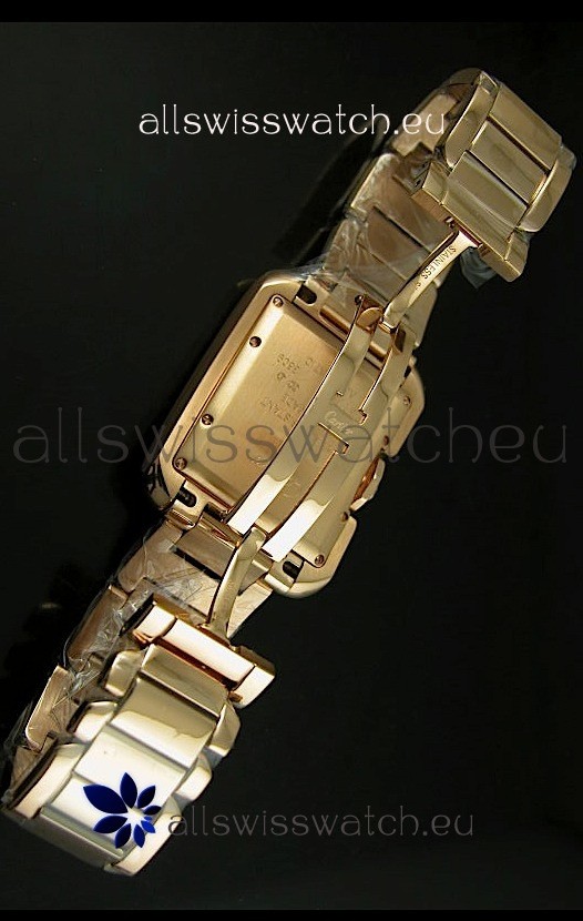 IMG_9081 Cartier Tank Anglaise Mid Sized Pink Gold - 1:1 Mirror Replica 6
