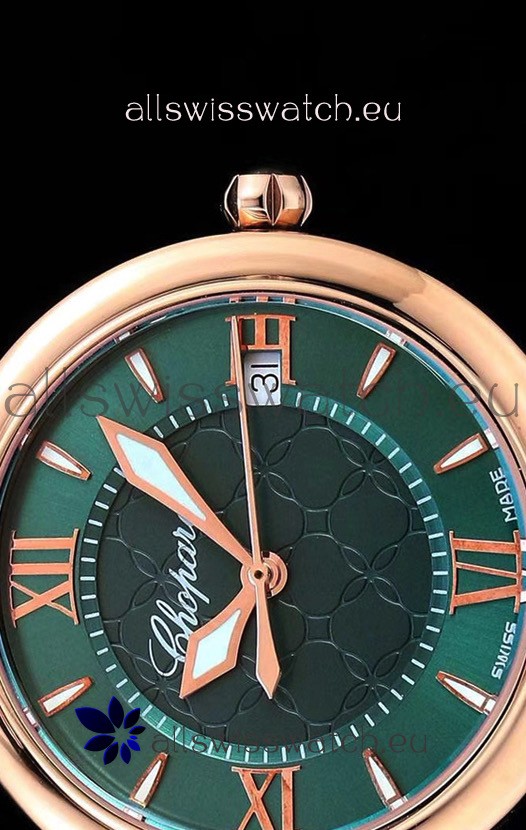 IMG_9081 Chopard Imperiale White Dial Automatic in Rose Gold Case 904L Steel Replica 6