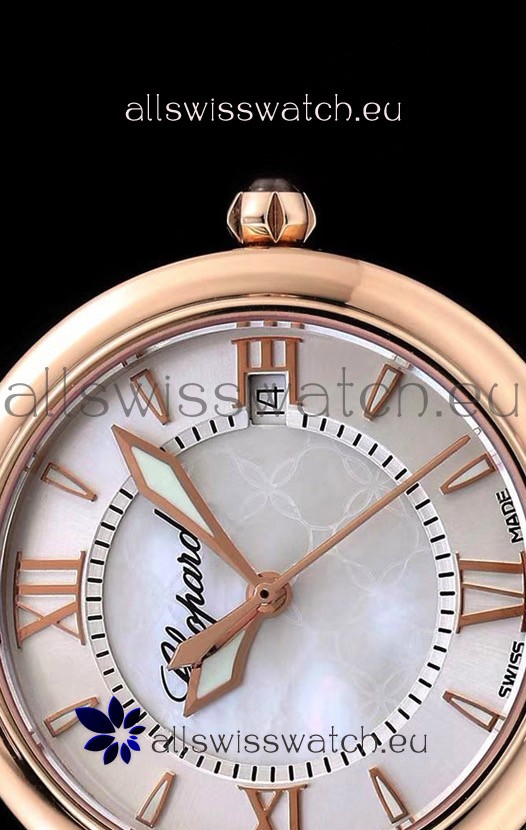 IMG_9081 Chopard Imperiale White Dial Automatic in Rose Gold Case 904L Steel Replica 6