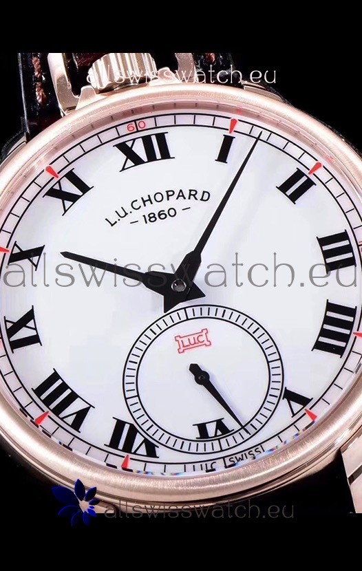 IMG_9081 Chopard Louis-Ulysse The Tribute Rose Gold White Dial Replica 6