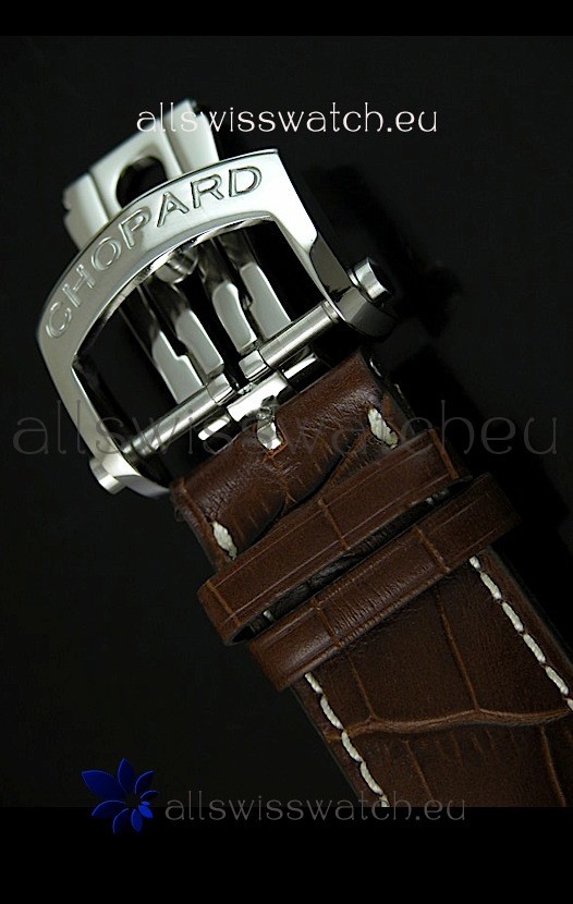 IMG_9081 Chopard Mille Miglia GT XLin Brown Leather Strap - MIRROR Replica 6