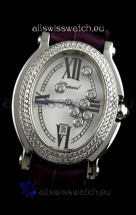 IMG_9081 Chopard Happy Sportin Purple Strap Replica 6