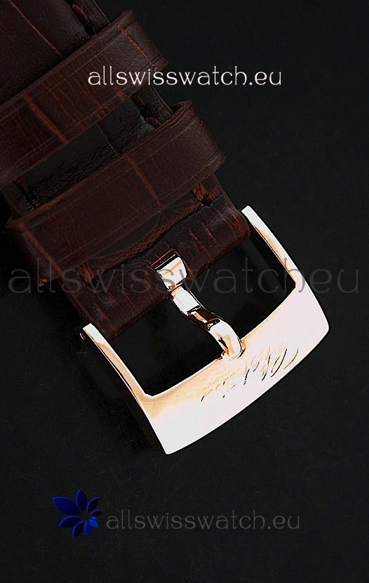 IMG_9081 Chopard Happy Sportin Brown Strap Replica 6