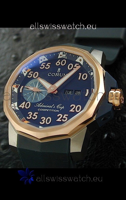 IMG_9081 Corum Admiral's Cup Competitionin Blue Dial Replica 6