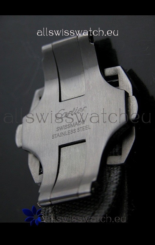 Cartier Santos in Black Dial Replica 6