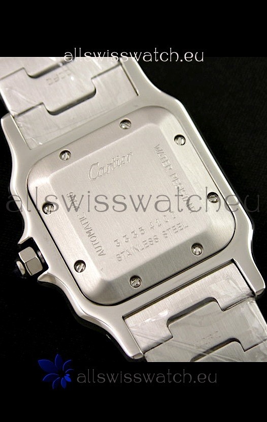 IMG_9081 Cartier Santos- Automatic Movement in Gold Numerals Replica 6