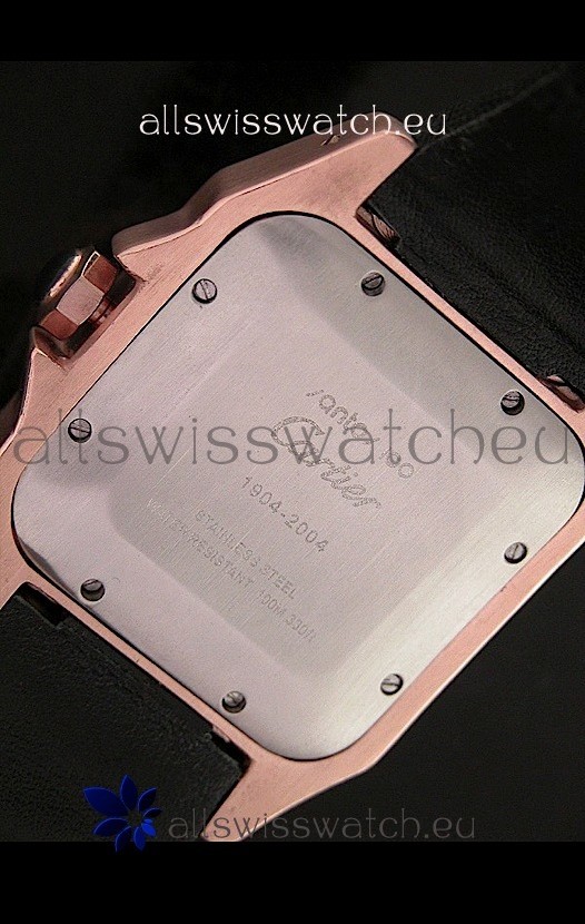 IMG_9081 Cartier Santosin Black Dial Replica 6